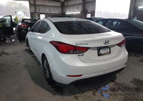 2016 Hyundai Elantra Se from USA, damaged, VIN 5NPDH4AE4GH655044